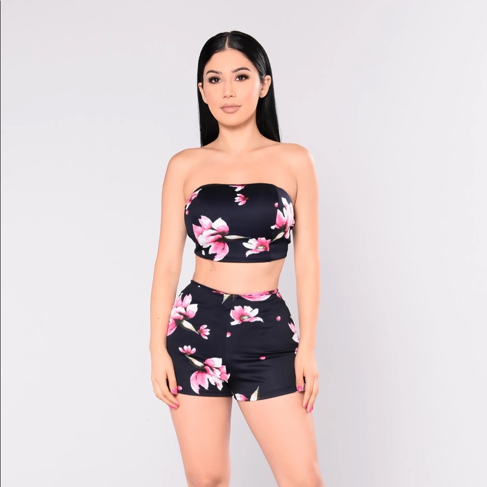 Fashion Nova San Diego Set Navy - (S)